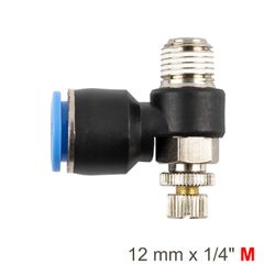 AIRCRAFT Flow Control Swiv. Elbow Pu 12mm X 1/4' M